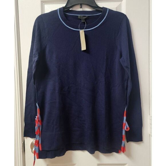 J.Crew Sweaters - J.Crew Side Slit Merino Wool Sweater S NWT